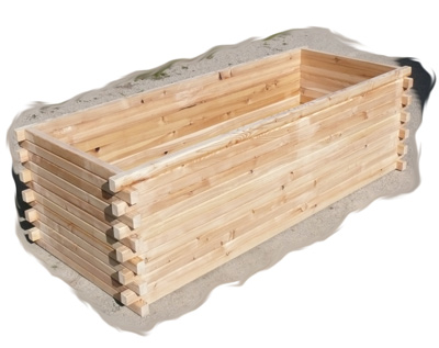 Hochbeet groß aus Lärche