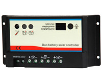 Laderegler 12-24V 20A f�r 2 Batterien