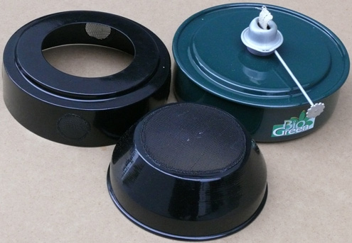 Heizung f�r Petroleum bei Gew�chshaus und Fr�hbeet