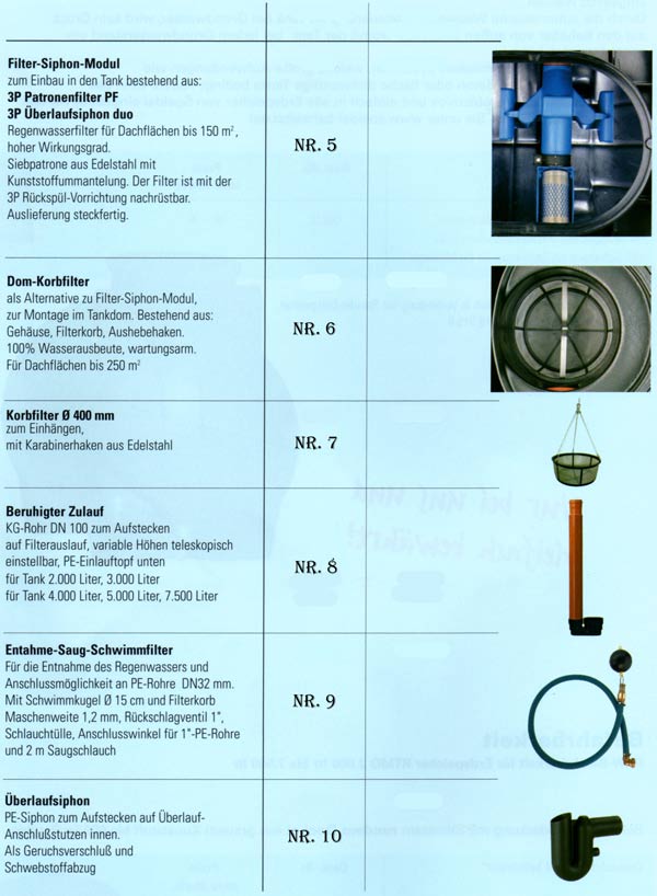 Zubeh�r Regenwasserauffangbeh�lter RTMO