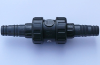 R�ckschlagventil mit Schlaucht�llen