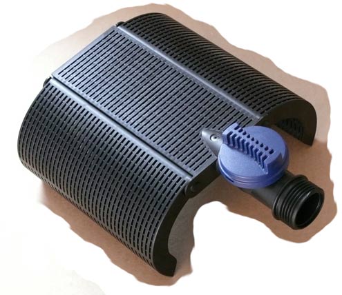 Der externe Filter f�r die Solar Teichpumpen